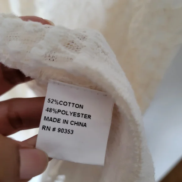 Rebellion Indie Boho Granola Girl Cream Lace Cardigan Kimono - Picture 4 of 8